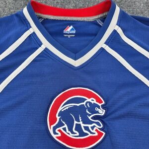 Vintage Majestic‎ Chicago Cubs Baseball Jersey XL Short Sleeve Pullover